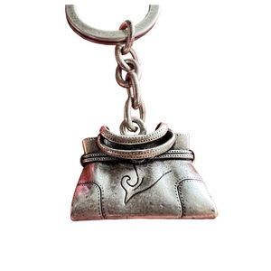 Kenneth Cole handbag KEYCHAIN (silver)